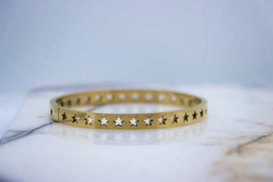 Star Bangle (Gold)